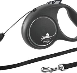 Flexi Rollijn Black Design Cord Zwart S 5 Mtr Tot 12 KG