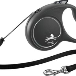 Flexi Rollijn Black Design Cord Zwart M 5 Mtr Tot 20 KG