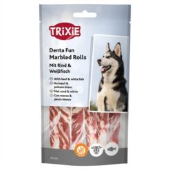 Trixie Denta Fun Marbled Beef Chewing Rolls 12 CM 6 St 70 GR