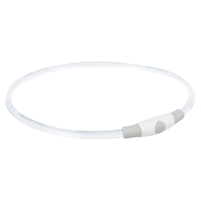 Trixie Lichtgevende Halsband Usb Flash Light Oplaadbaar Tpu Multi 40X0,8 CM