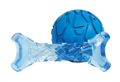 Fofos Puppy Bot En Bal Blauw 11X4,5X2 CM / 7X7X7 CM