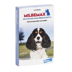 Milbemax Tablet Ontworming Puppy / Kleine Hond 0,5-10 KG 2 Tbl