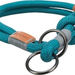Trixie Halsband Hond Be Nordic Halfslip Petrol / Lichtgrijs 55X1,3 CM