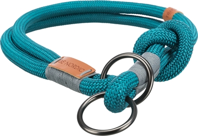 Trixie Halsband Hond Be Nordic Halfslip Petrol / Lichtgrijs 55X1,3 CM