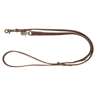 Trixie Hondenriem Rustic Verstelbaar Vetleer Donkerbruin 200X2,5 CM