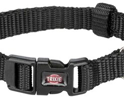 Trixie Halsband Hond Premium Zwart 22-35X1 CM