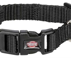Trixie Halsband Hond Premium Zwart 15-25X1Cm