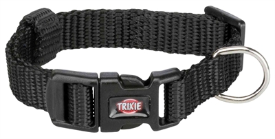 Trixie Halsband Hond Premium Zwart 15-25X1Cm