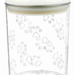 Trixie Voorraadpot Kunststof Transparant / Wit 1,5 LTR 17,5 CM