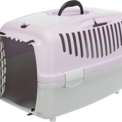 Trixie Vervoersbox Capri 2 Lichtgrijs / Lila 55X37X34 CM