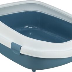 Trixie Kattenbak Primo Met Rand Blauw / Wit XXL 71X56X25 CM