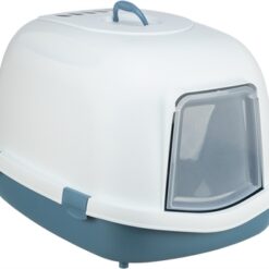 Trixie Kattenbak Primo XXL Top Met Kap Blauw / Wit 71X56X47 CM
