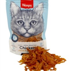 Wanpy Soft Oven-Roasted Chicken Jerky Strips 80 GR