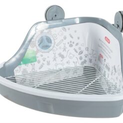 Zolux Hoektoilet Knaagdier Grijs 32X25X15 CM