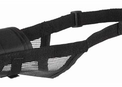 Trixie Muilkorf Polyester Met Gaas Inzet Zwart L-XL 24-34 CM