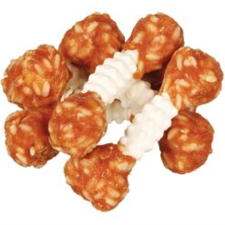 Trixie Denta Fun Chicken Chewing Dumbbells 6 St 100 GR