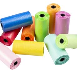 Poopi-Dog Poepzakjes Regenboog Kleuren 12X15 St
