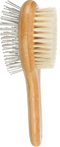 Trixie Borstel Dubbelzijdig Bamboe 19X5 CM 2 St