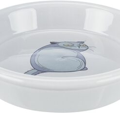 Trixie Voerbak / Waterbak Boze Kat Grijs 13 CM 250 ML