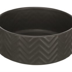 Trixie Voerbak / Drinkbak Wave Keramiek Grijs 16 CM 900 ML