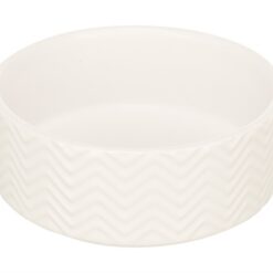 Trixie Voerbak / Drinkbak Wave Keramiek Wit 20 CM 1,6 LTR