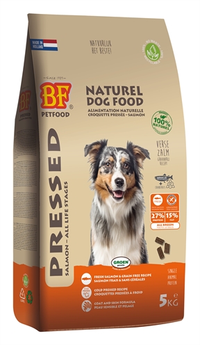 Bf Petfood Geperst Zalm Graanvrij 5 KG