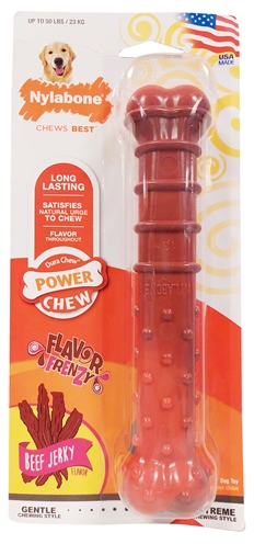 Nylabone Textured Dura Chew Beef Jerkey Voor Harde Bijters Tot 23 KG