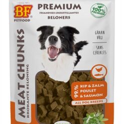 Bf Petfood Meat Chunks Kip En Zalm 200 GR