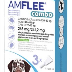 Krka Amflee Combo Spot On Hond 20-40 KG 268 MG 3 Pip