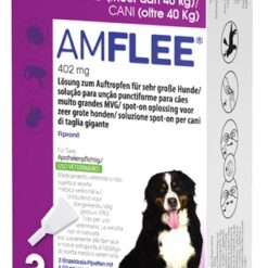Krka Amflee Spot On Hond >40 KG 402 MG 3 Pip