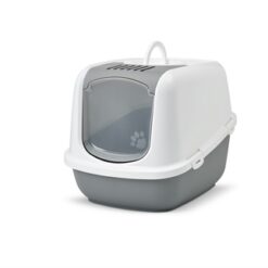 Savic Kattenbak Nestor Jumbo Koudgrijs / Wit 66,5X48,5X46,5 CM