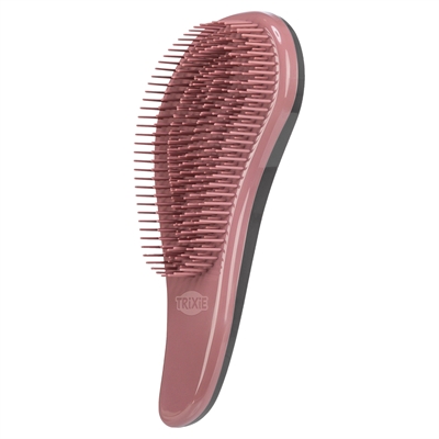 Trixie Slickerborstel Kunststof Roze / Zwart 19 CM
