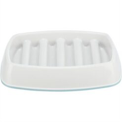 Trixie Voerbak Slowfeeding Kunststof / Tpr Grijs 21X14 CM 250 ML