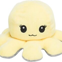 Trixie Octopus Omkeerbaar Pluche Grijs / Geel 19 CM