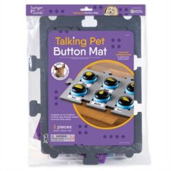 Hunger For Words Talking Pet Button Mat 47,X34,X2, CM