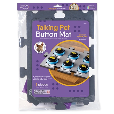 Hunger For Words Talking Pet Button Mat 47,X34,X2, CM