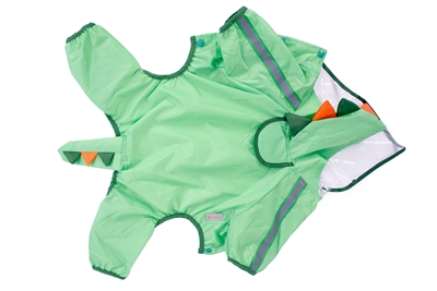 Zzzfofos Regenjas Dinosaurus Groen 32 CM