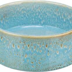 Trixie Voerbak / Drinkbak Keramiek Blauw 16X16 CM 900 ML