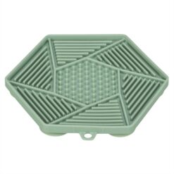 Trixie Lick'n'snack Mat Met Zuignappen Siliconen Salie 17 CM
