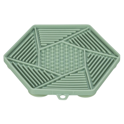 Trixie Lick'n'snack Mat Met Zuignappen Siliconen Salie 17 CM