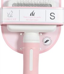 Zolux Anah Slickerborstel Roze / Wit S 7,5X3,5X16,5 CM