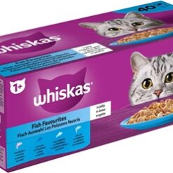 Whiskas Multipack Pouch Adult Vis Selectie In Gelei 40X85 GR