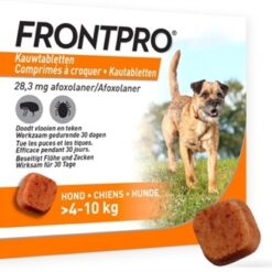 Frontline Frontpro Kauwtabletten M 4-10 KG 3 Tbl