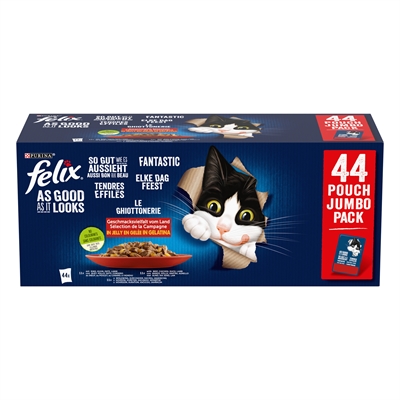 Felix Elke Dag Feest Countryside Selectie Rund / Kip / Eend / Lam 44X85 GR