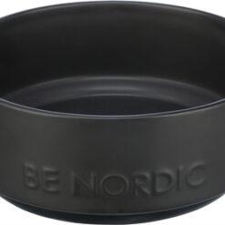 Trixie Be Nordic Voerbak Hond Keramiek / Rubber Zwart 18 CM