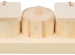Trixie Snack Cups Voor Ratten En Konijnen Hout 15X45X6 CM