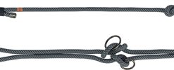 Trixie Soft Rope Hondenriem Verstelbaar Zwart / Grijs 200X1 CM