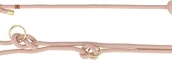 Trixie Soft Rope Hondenriem Verstelbaar Roze / Licht Roze 200X1 CM