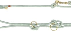 Trixie Soft Rope Hondenriem Verstelbaar Saliegroen / Mint 200X1 CM