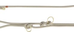 Trixie Soft Rope Hondenriem Verstelbaar Grijs / Lichtgrijs 200X1 CM